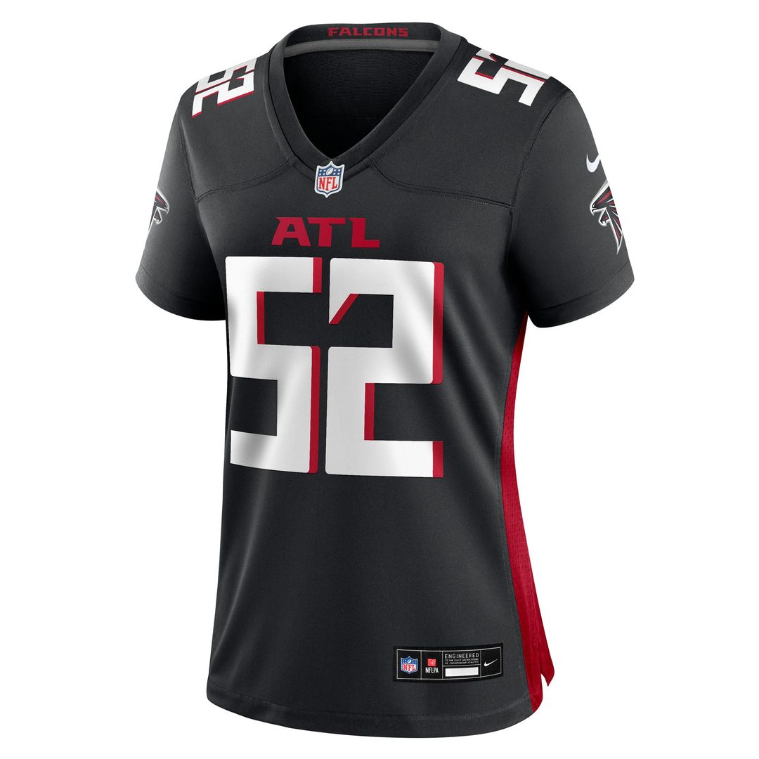Jovaughn Gwyn Atlanta Falcons Nike Women's Team Game Official Jersey -  Black