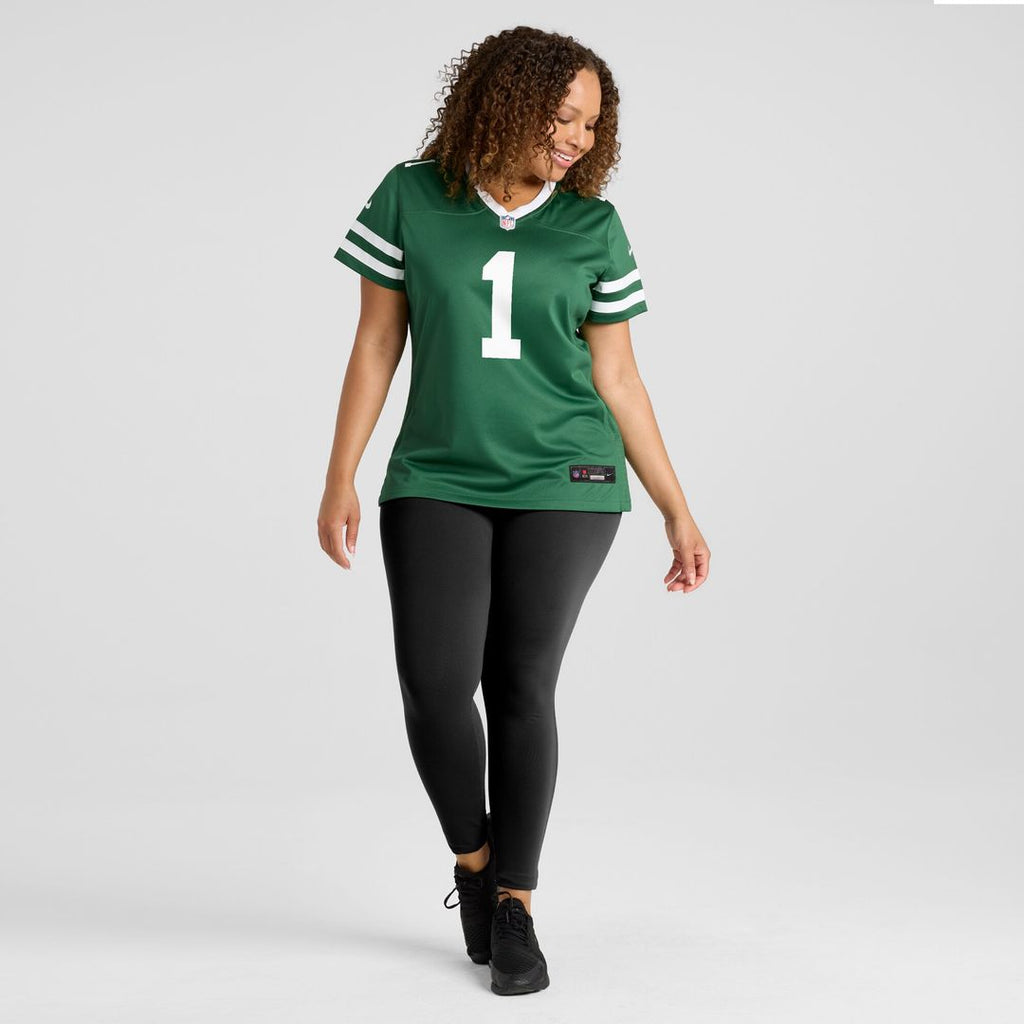 New York Jets Nike Women's #1 Mom Game Official Jersey - Legacy Green
