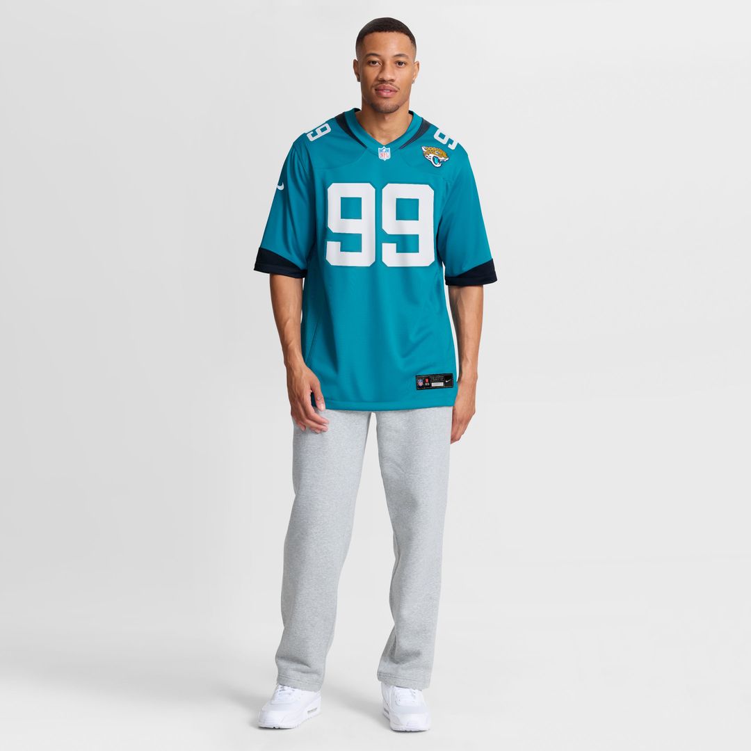 Ruke Orhorhoro Jacksonville Jaguars Nike Team Game Official Jersey -  Teal