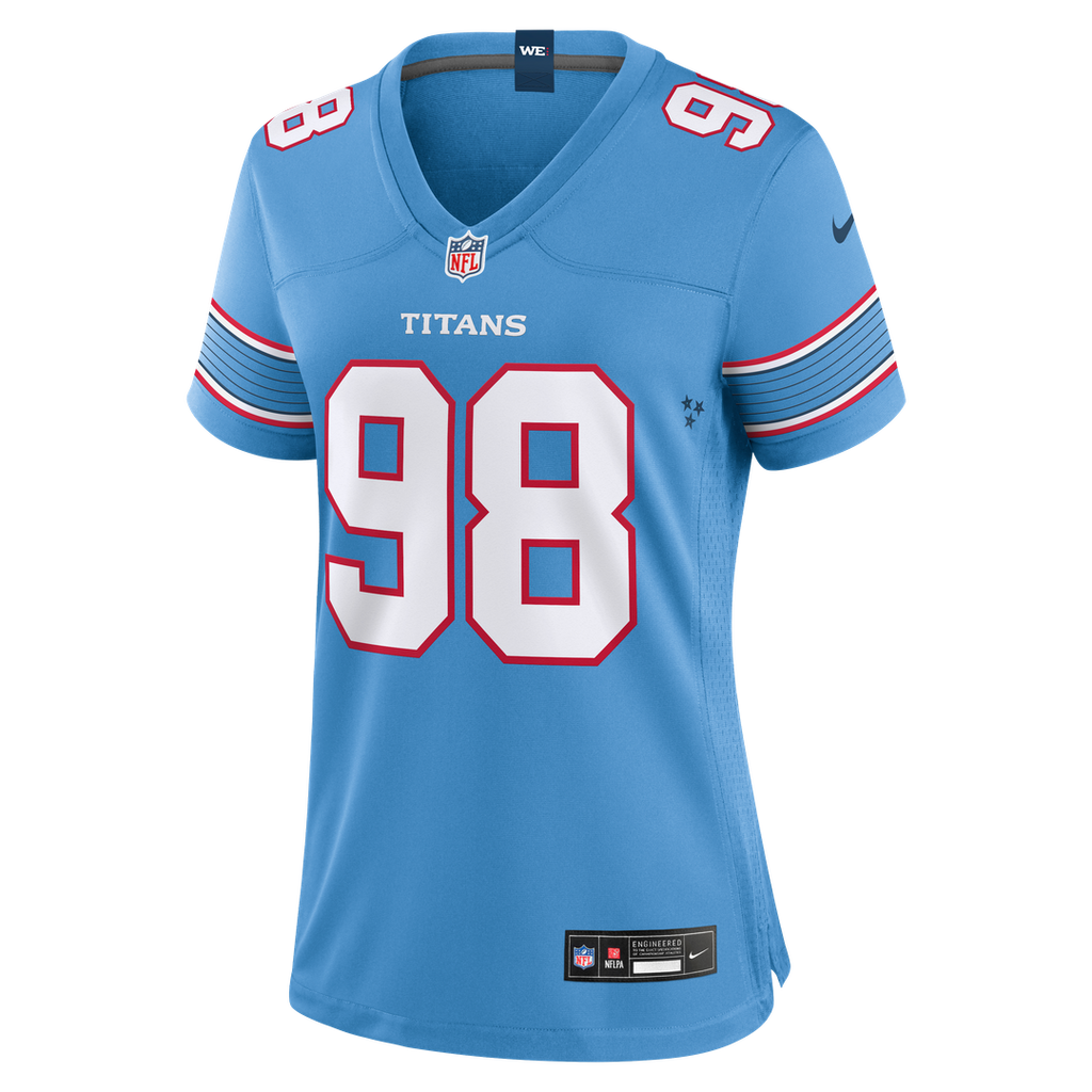 Jeffery Simmons Tennessee Titans Nike Women's Game Official Jersey - White