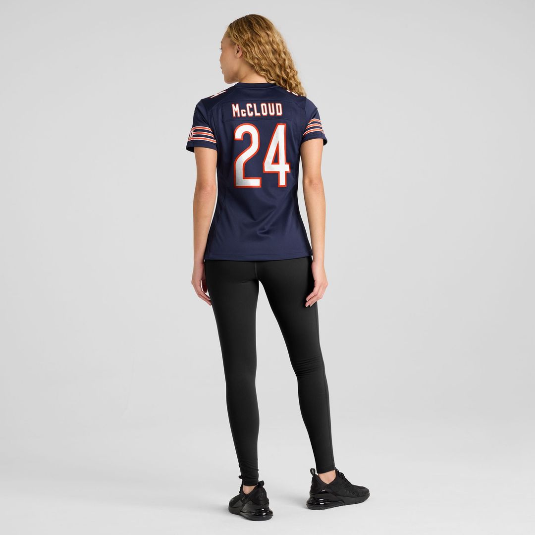 Nick McCloud Chicago Bears Nike Women's Team Game Official Jersey -  Navy