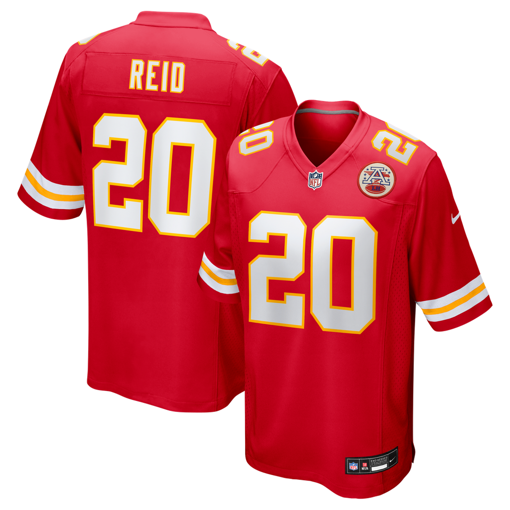 Justin Reid Kansas City Chiefs Nike Game Official Jersey - Red
