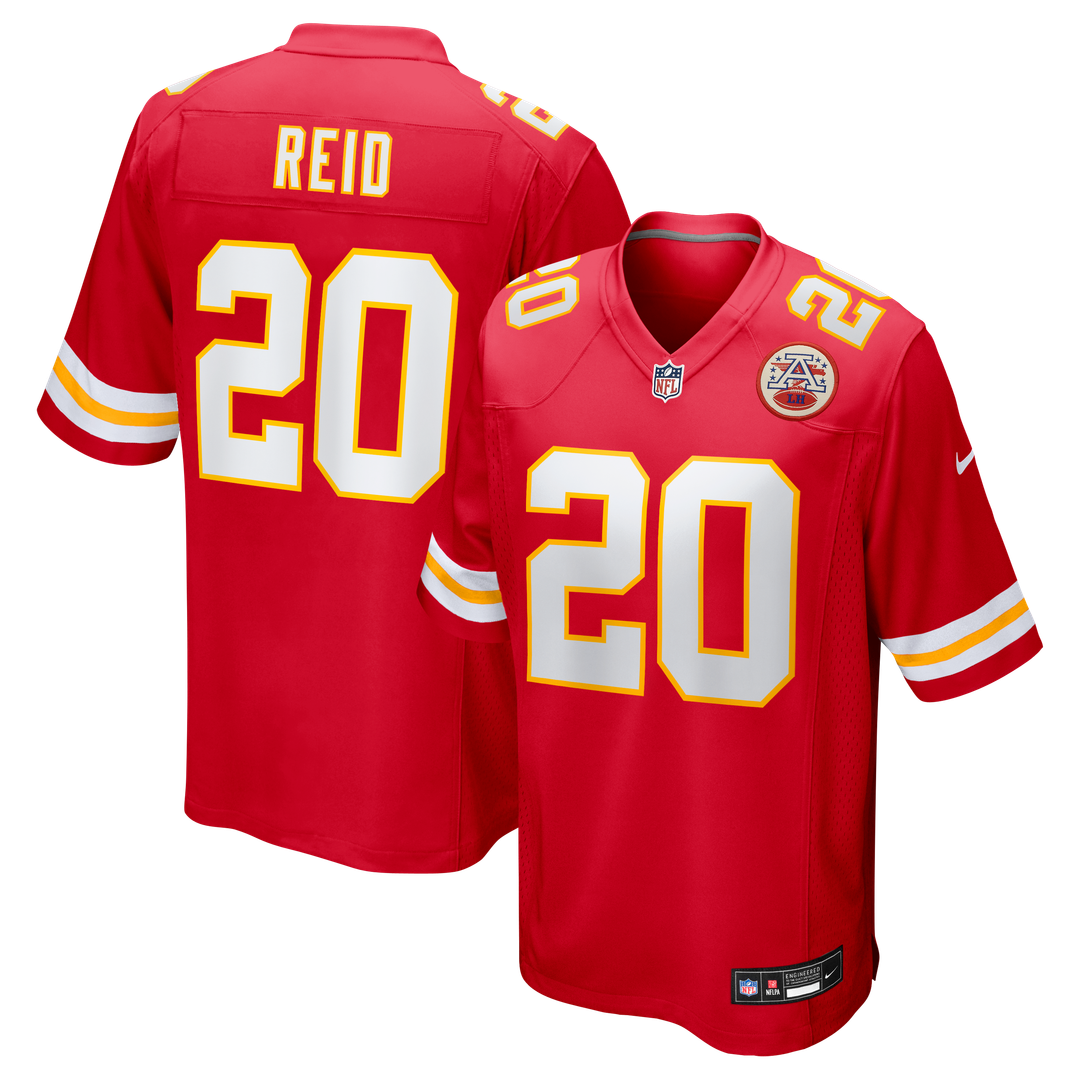 Justin Reid Kansas City Chiefs Nike Game Official Jersey - Red