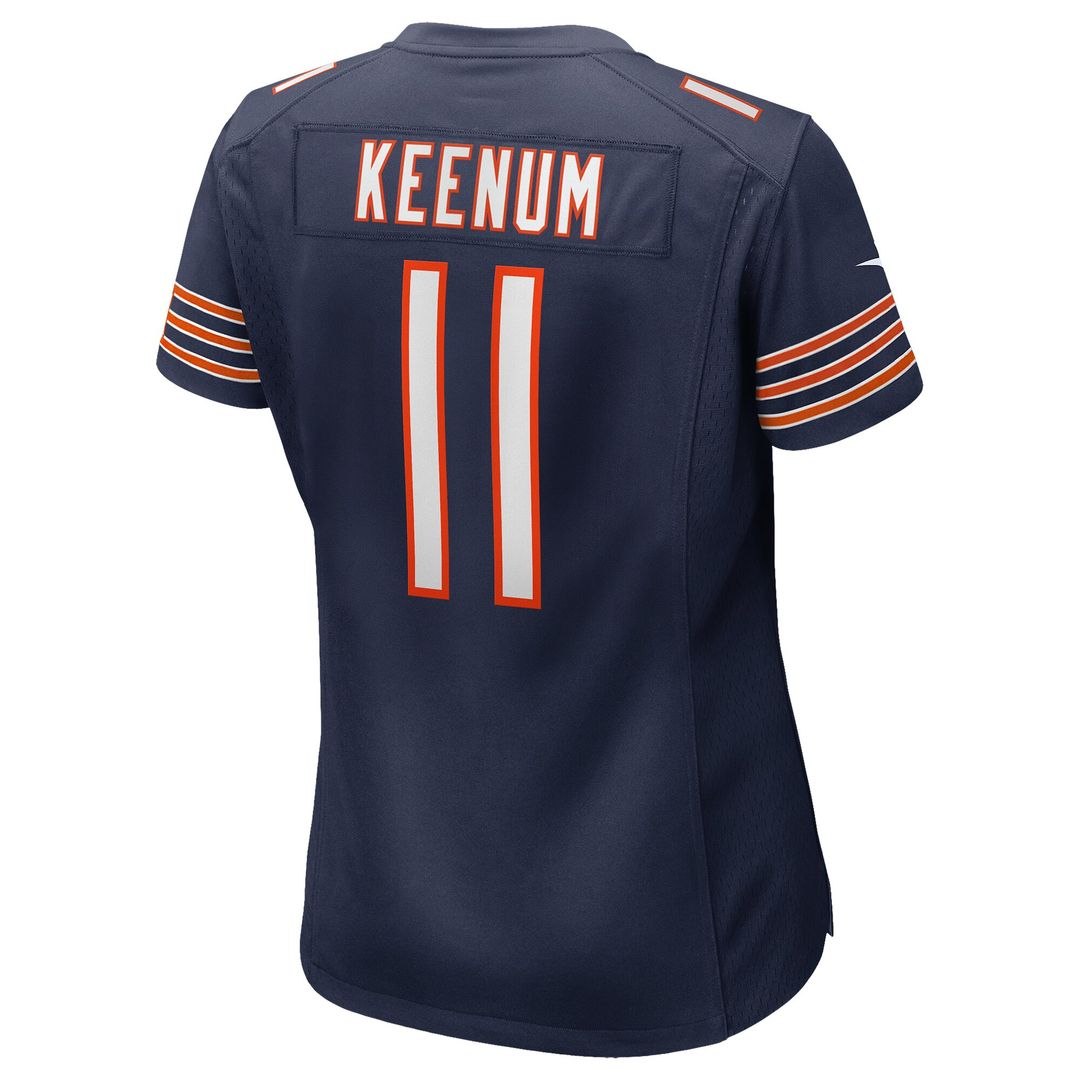 Case Keenum Chicago Bears Nike Women's Team Game Jersey - Navy