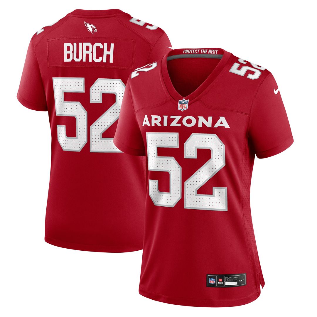 Jordan Burch Arizona Cardinals Nike Women's Team Game Official Jersey -  Cardinal
