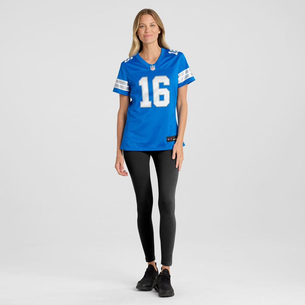 Jared Goff Detroit Lions Nike Women's Game Official Jersey - Blue