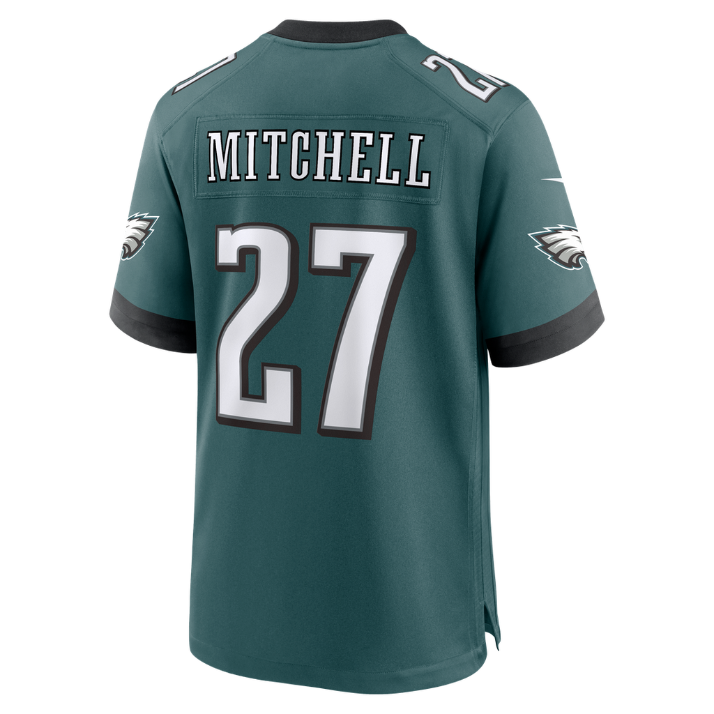 Quinyon Mitchell Philadelphia Eagles Nike Team Game Official Jersey -  Midnight Green