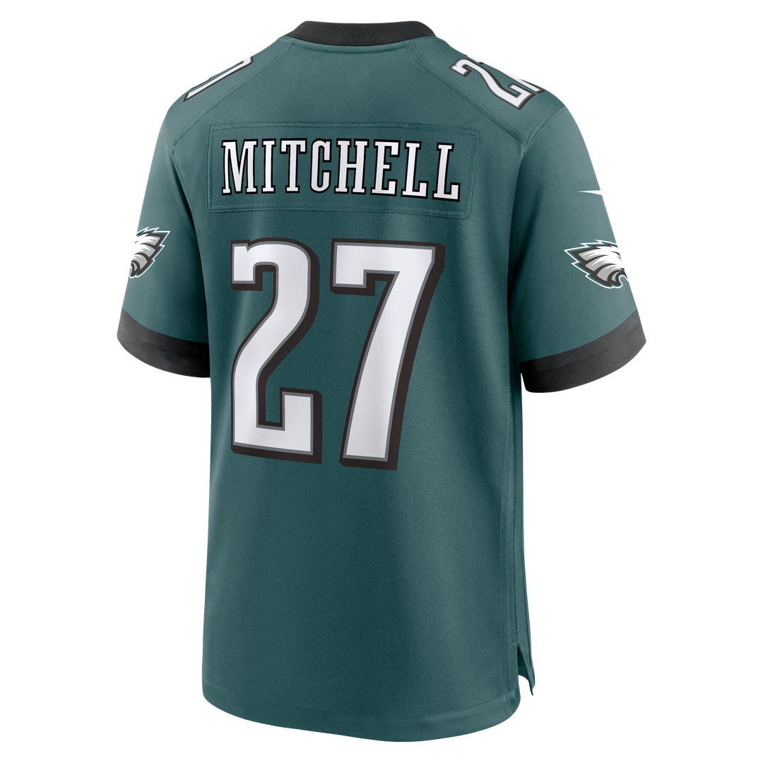 Quinyon Mitchell Philadelphia Eagles Nike Team Game Official Jersey -  Midnight Green
