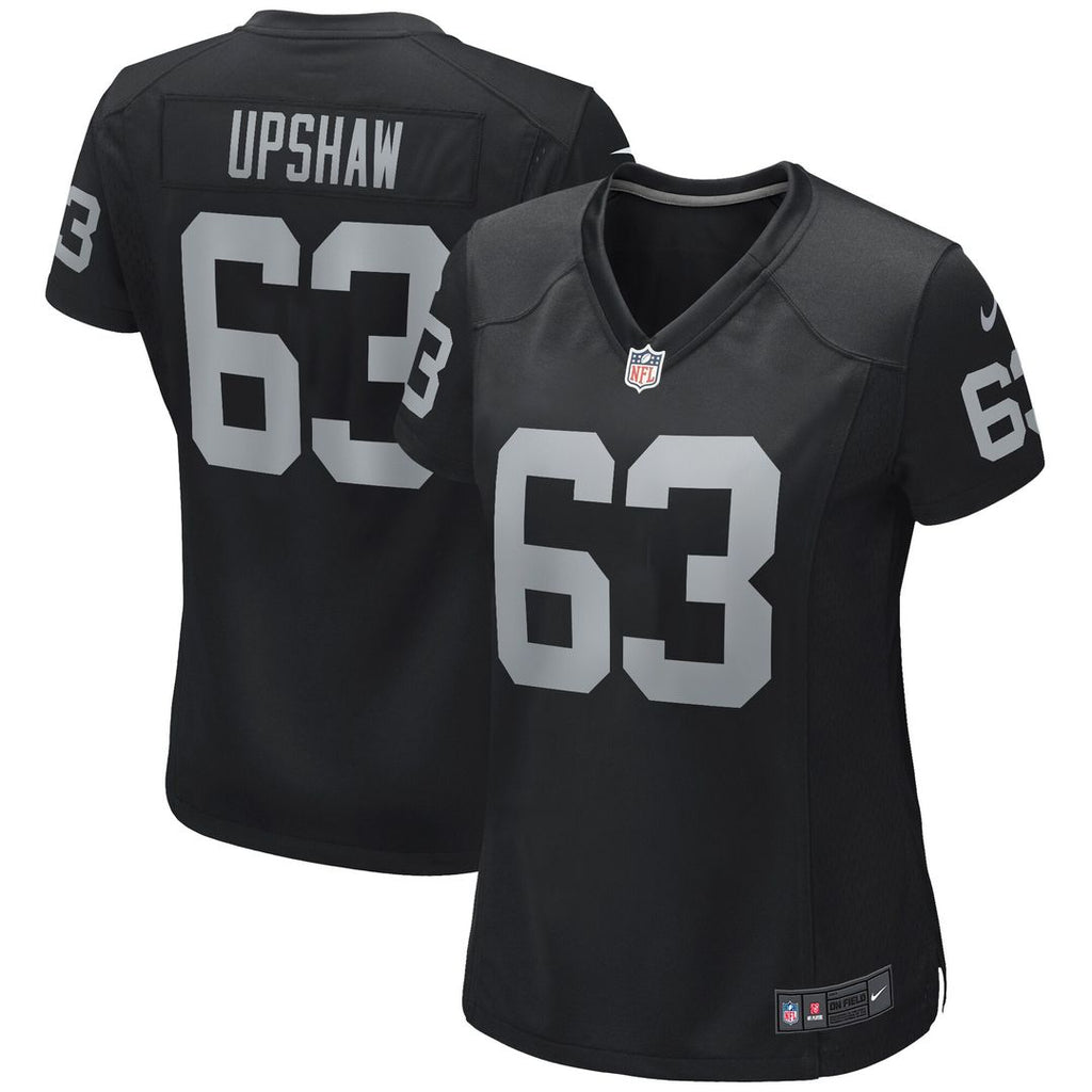 Gene Upshaw Las Vegas Raiders Nike Women's Game Retired Player Official Jersey - Black