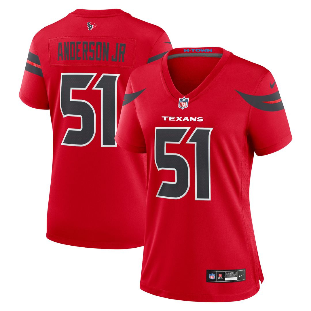 Will Anderson Jr. Houston Texans Nike Women's Alternate Game Official Jersey - Red