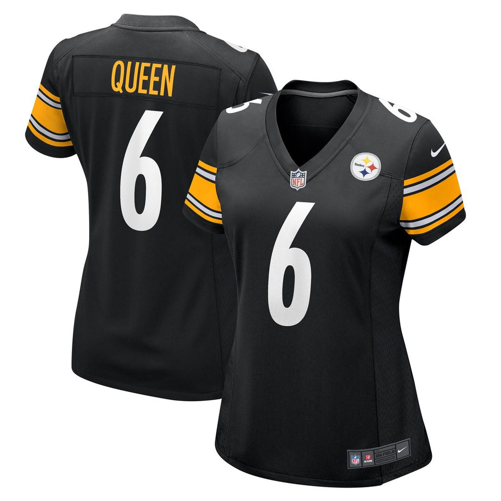 Patrick Queen Pittsburgh Steelers Nike Women's Game Player Official Jersey - Black