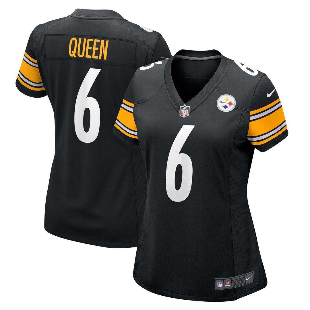 Patrick Queen Pittsburgh Steelers Nike Women's Game Player Official Jersey - Black