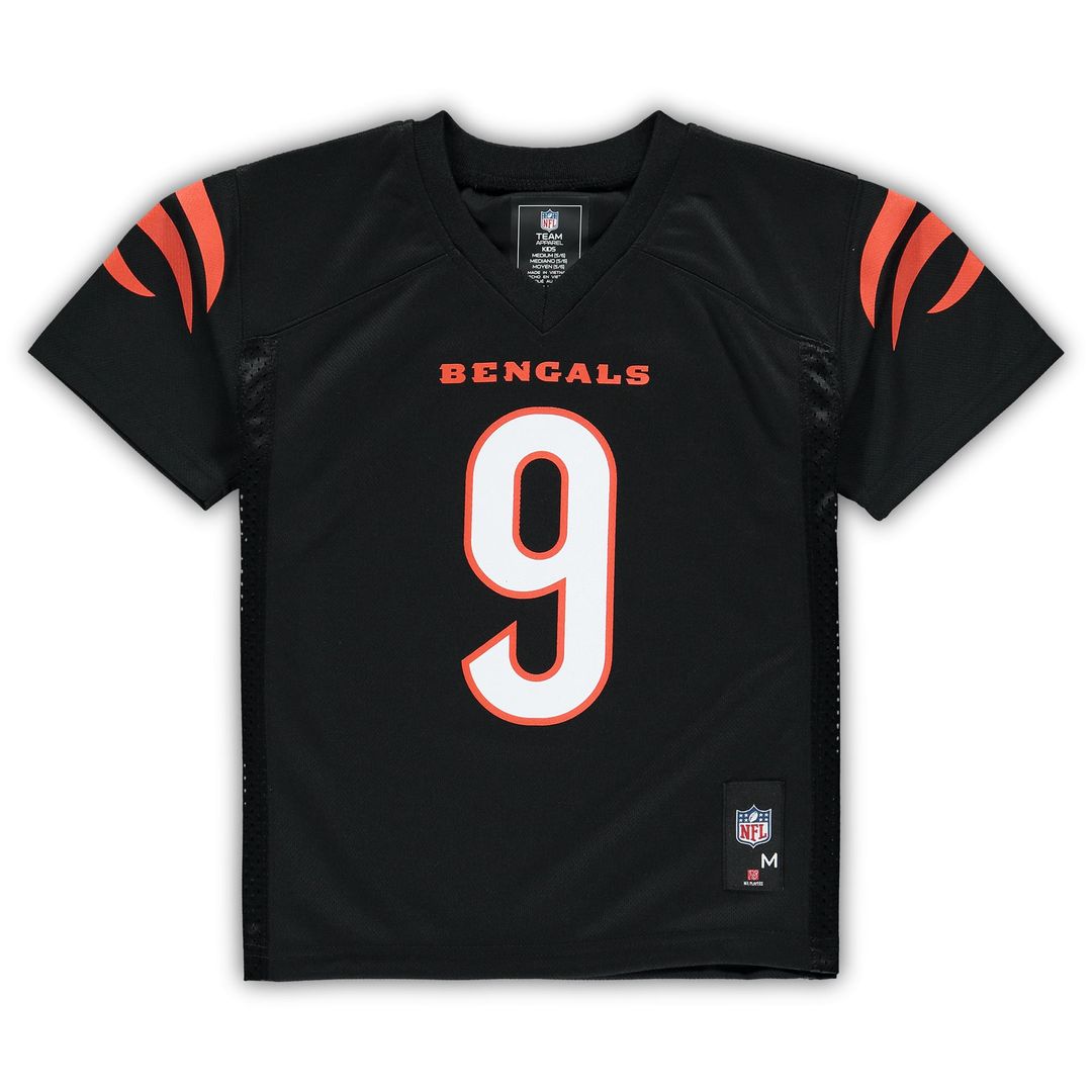 Joe Burrow Cincinnati Bengals Preschool Player Replica Jersey - Black