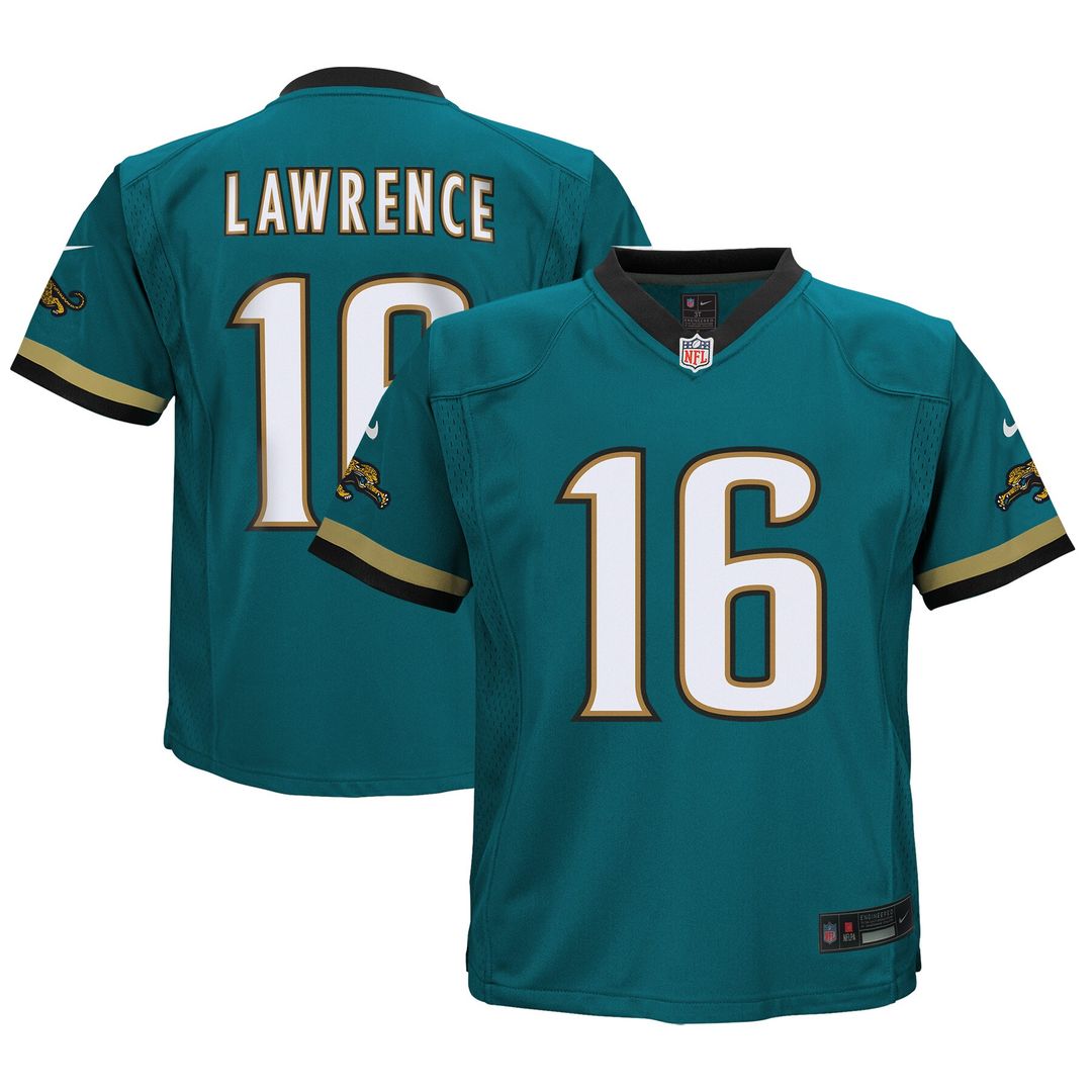 Trevor Lawrence Jacksonville Jaguars Nike Infant Alternate Prowler Throwback Player Game Official Jersey - Teal