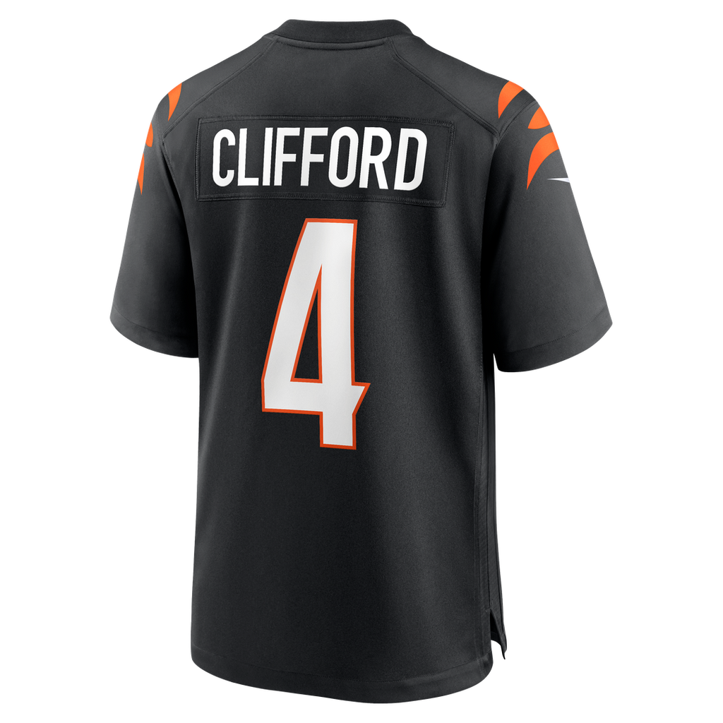 Sean Clifford Cincinnati Bengals Nike Team Game Jersey - Black