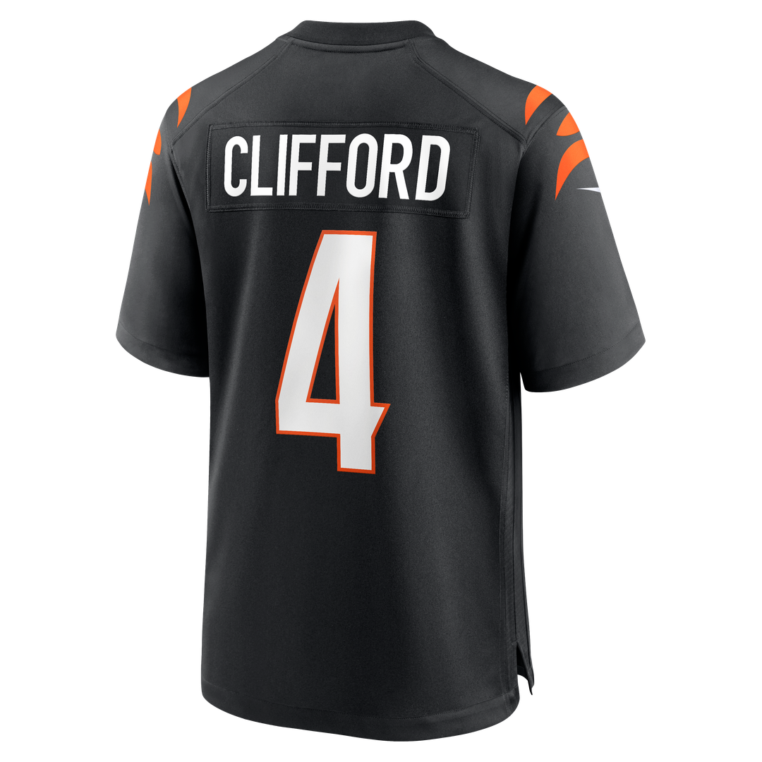 Sean Clifford Cincinnati Bengals Nike Team Game Jersey - Black