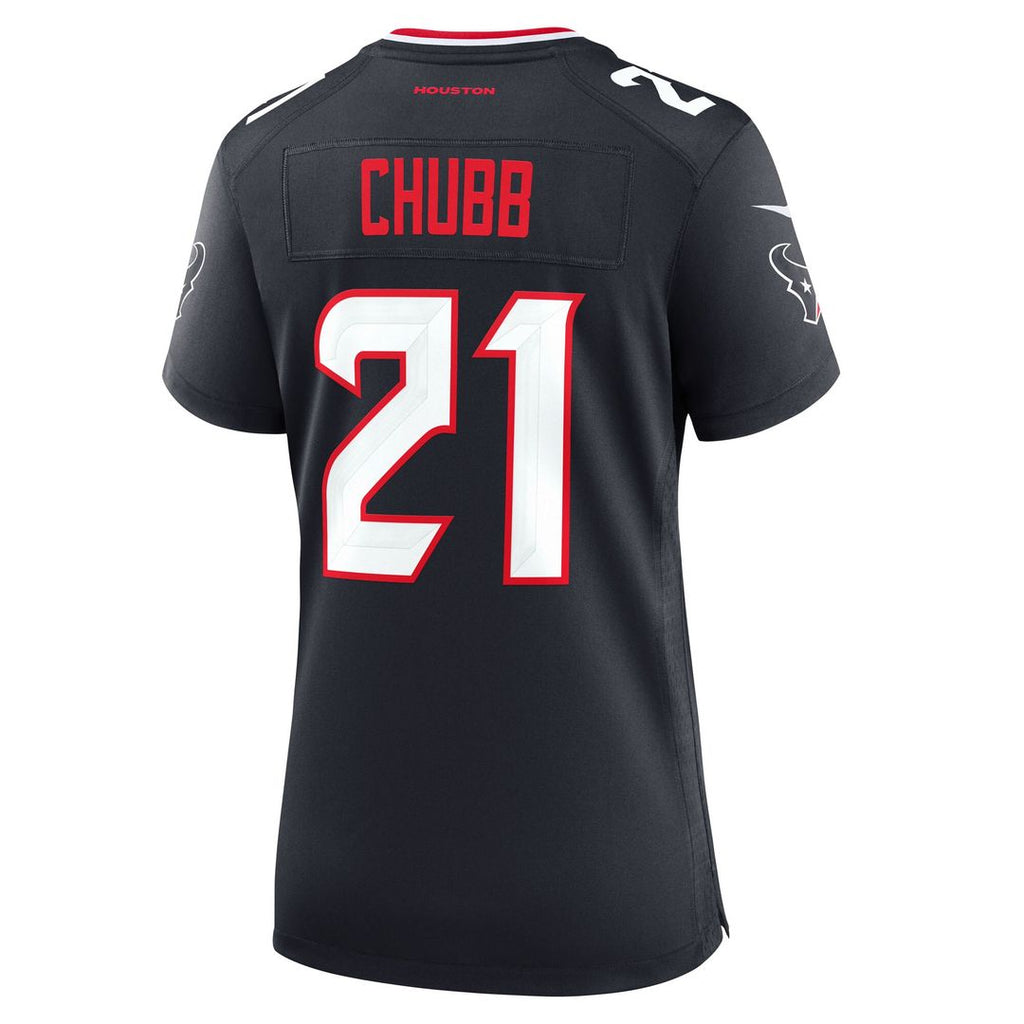 Nick Chubb Houston Texans Nike Women's Team Game Jersey - Navy