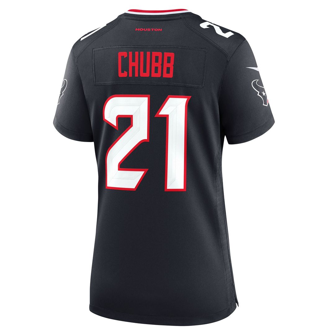 Nick Chubb Houston Texans Nike Women's Team Game Jersey - Navy