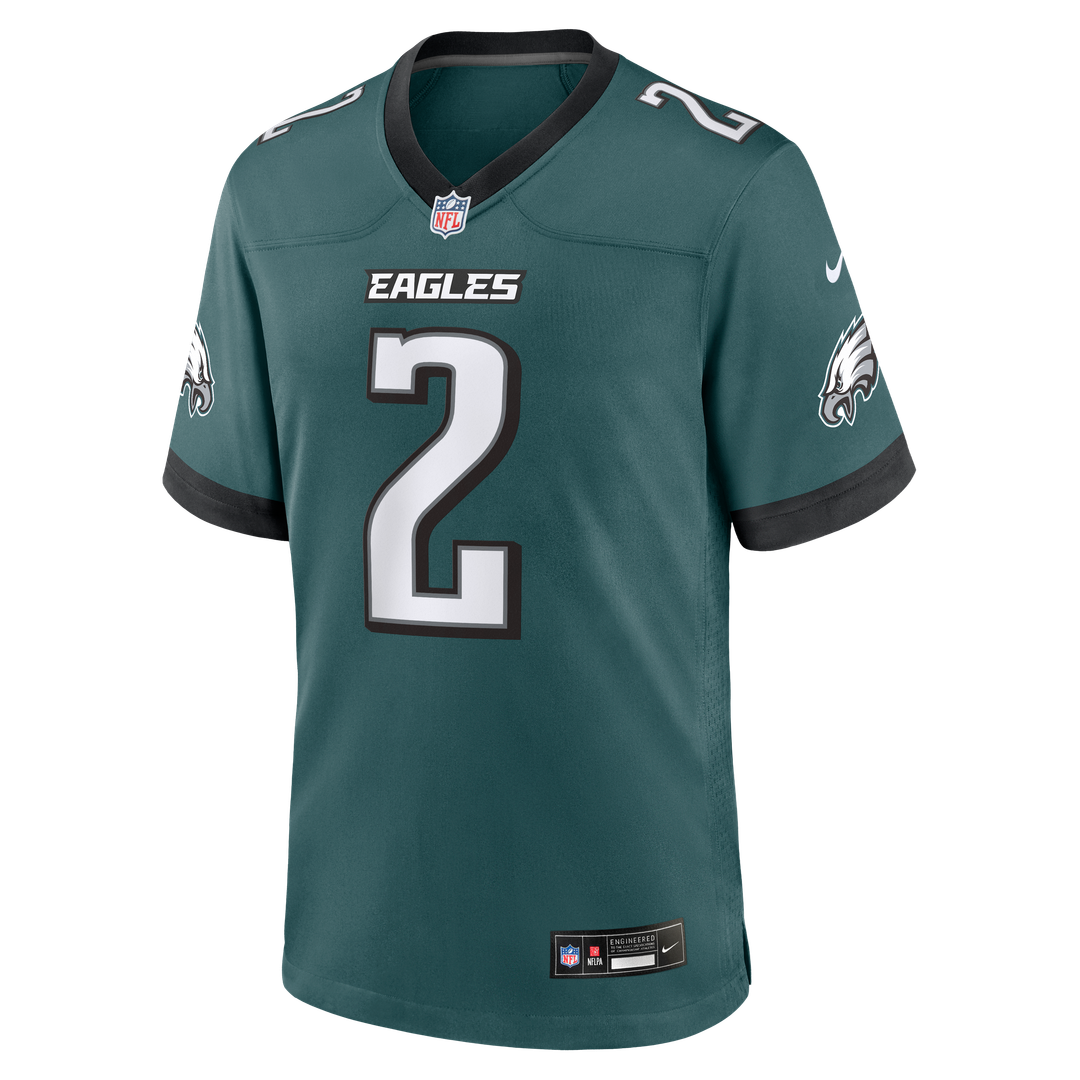 Tariq Woolen Philadelphia Eagles Nike Team Game Jersey - Midnight Green