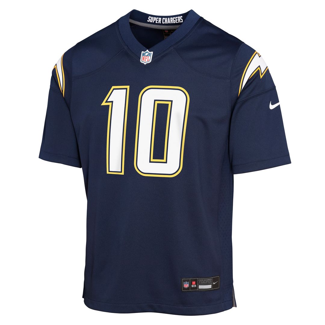 Justin Herbert Los Angeles Chargers Nike Youth Alternate Super Chargers Game Player Official Jersey - Navy