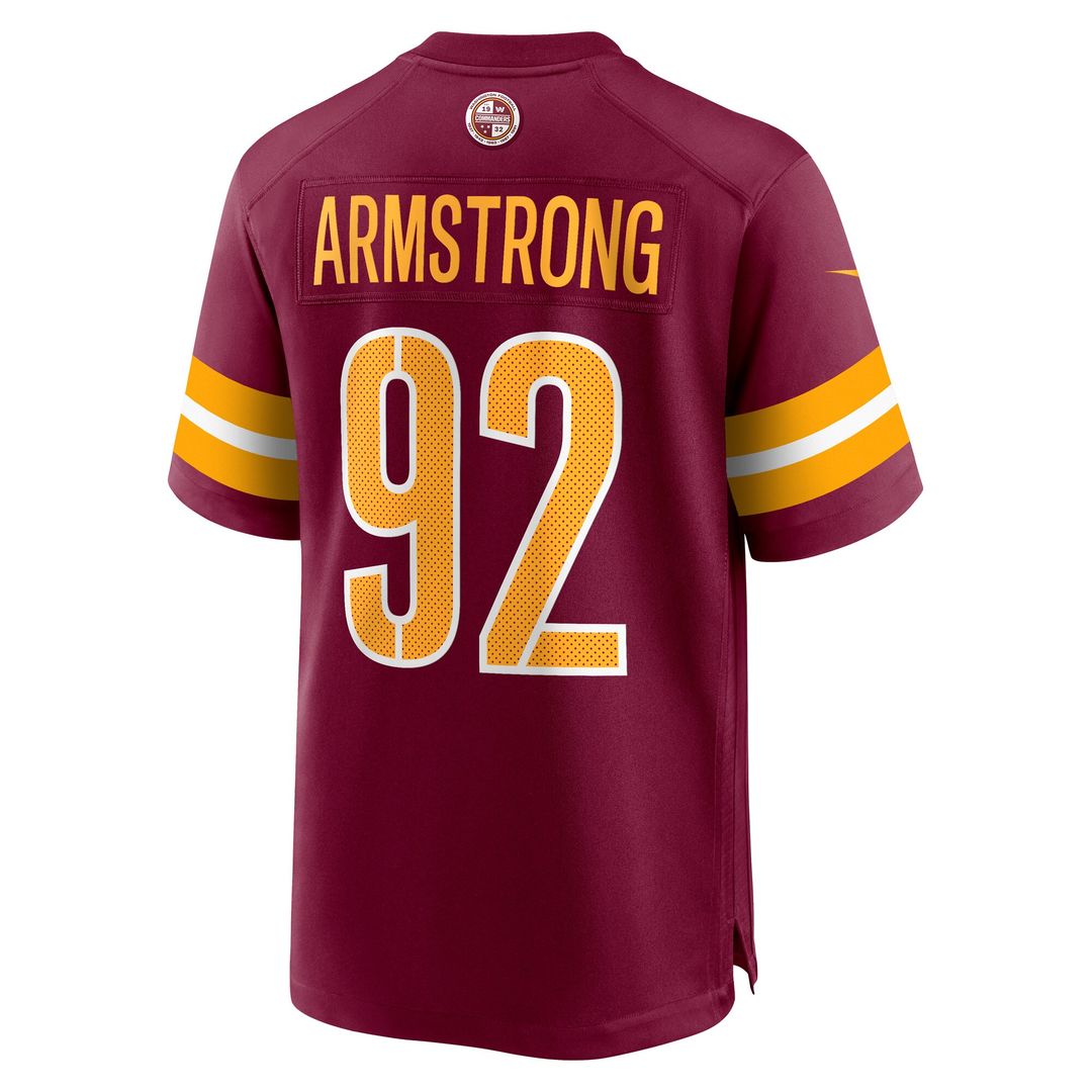 Dorance Armstrong Washington Commanders Nike Game Official Jersey -  Burgundy