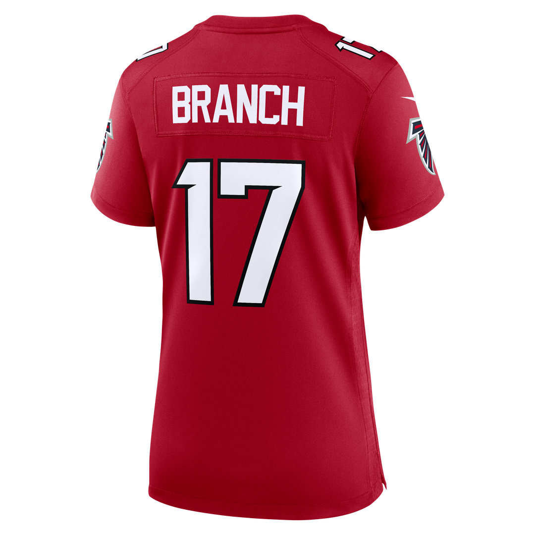 Zachariah Branch Atlanta Falcons Nike Women's Team Game Official Jersey - Red