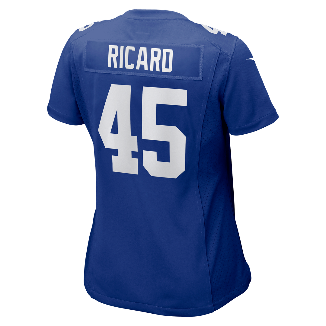 Patrick Ricard New York Giants Nike Women's Team Game Official Jersey -  Royal