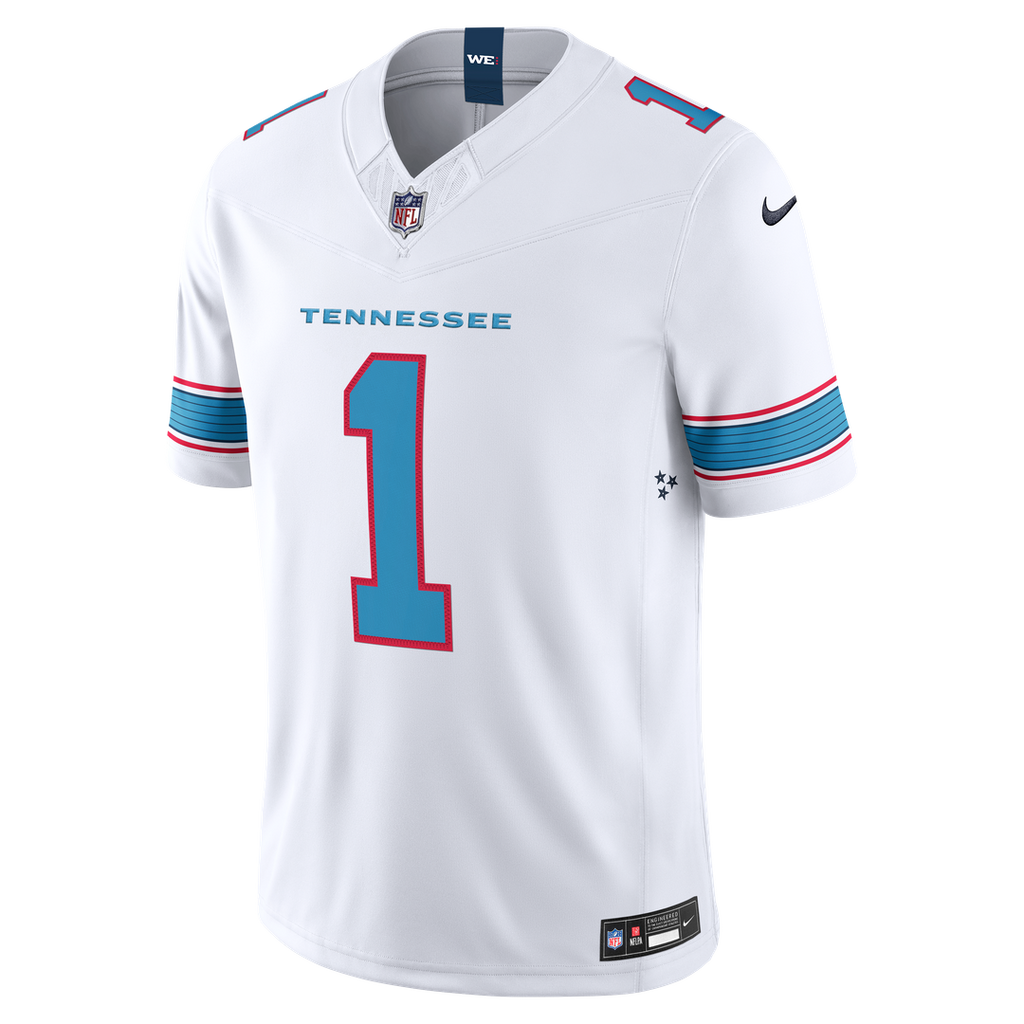 Cameron Ward Tennessee Titans Nike Vapor F.U.S.E. Stitched Limited Official Jersey - Light Blue