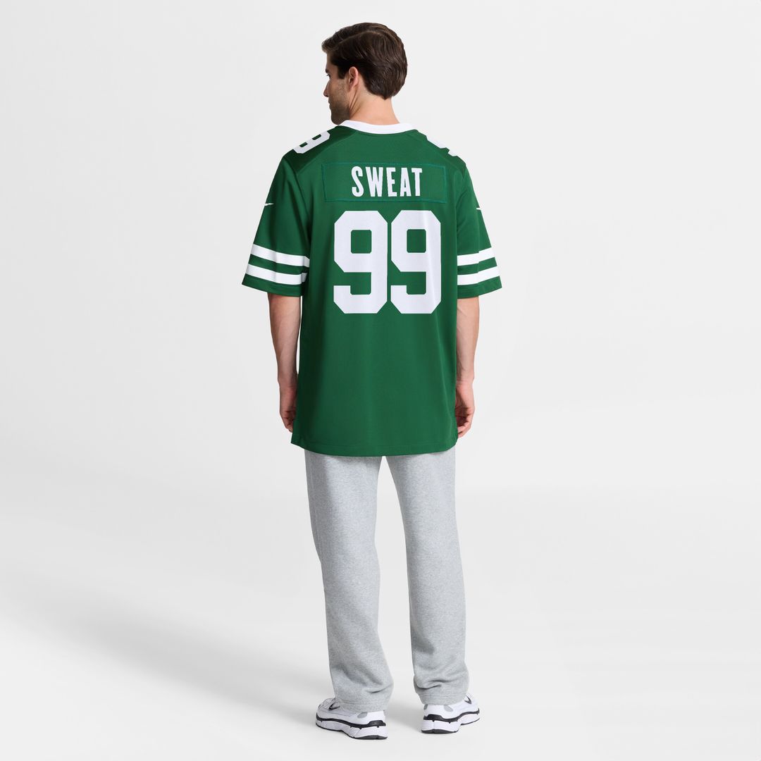 T'Vondre Sweat New York Jets Nike Team Game Official Jersey - Legacy Green