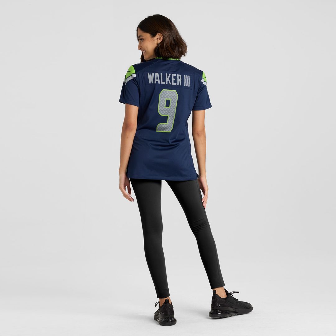 Kenneth Walker III Seattle Seahawks Nike Women's Player Official Jersey - Navy