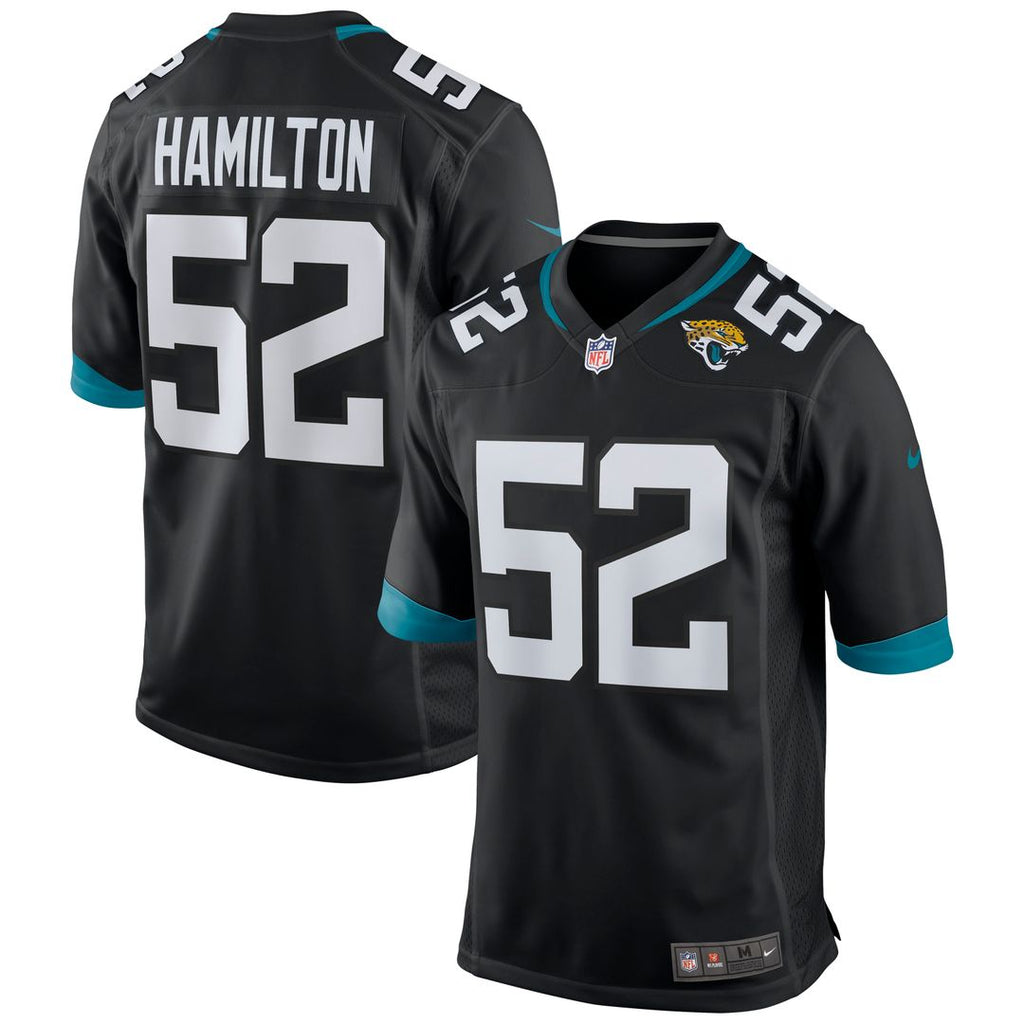 DaVon Hamilton Jacksonville Jaguars Nike Game Official Jersey - Black