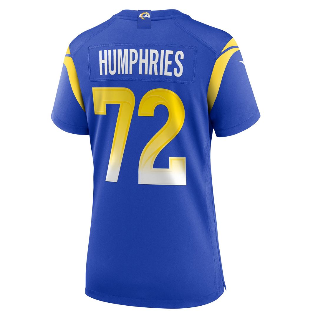 D.J. Humphries Los Angeles Rams Nike Women's Team Game Jersey - Royal