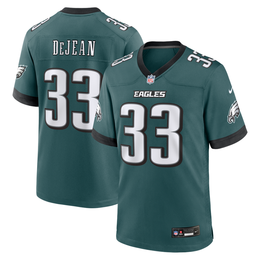Cooper DeJean Philadelphia Eagles Nike Team Game Official Jersey -  Midnight Green