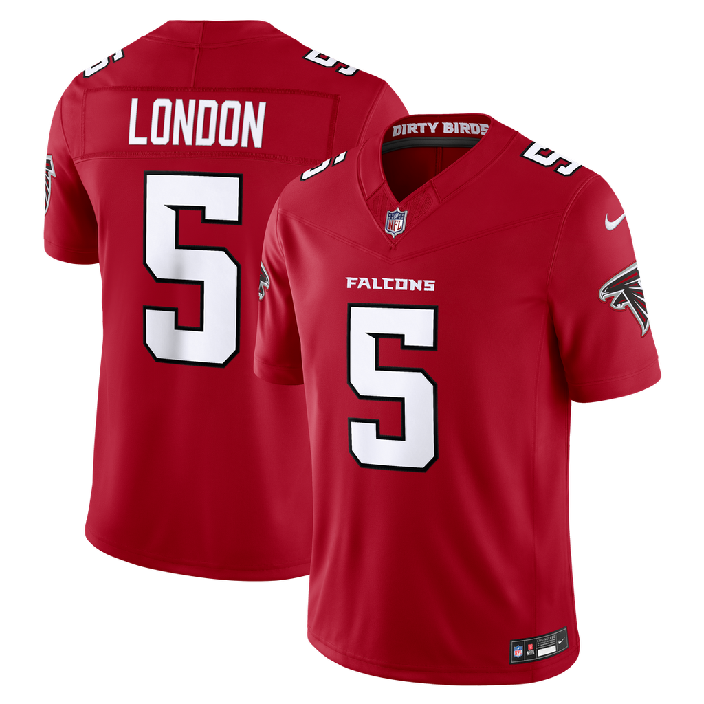 Drake London Atlanta Falcons Nike Vapor F.U.S.E. Stitched Limited Official Jersey - Red