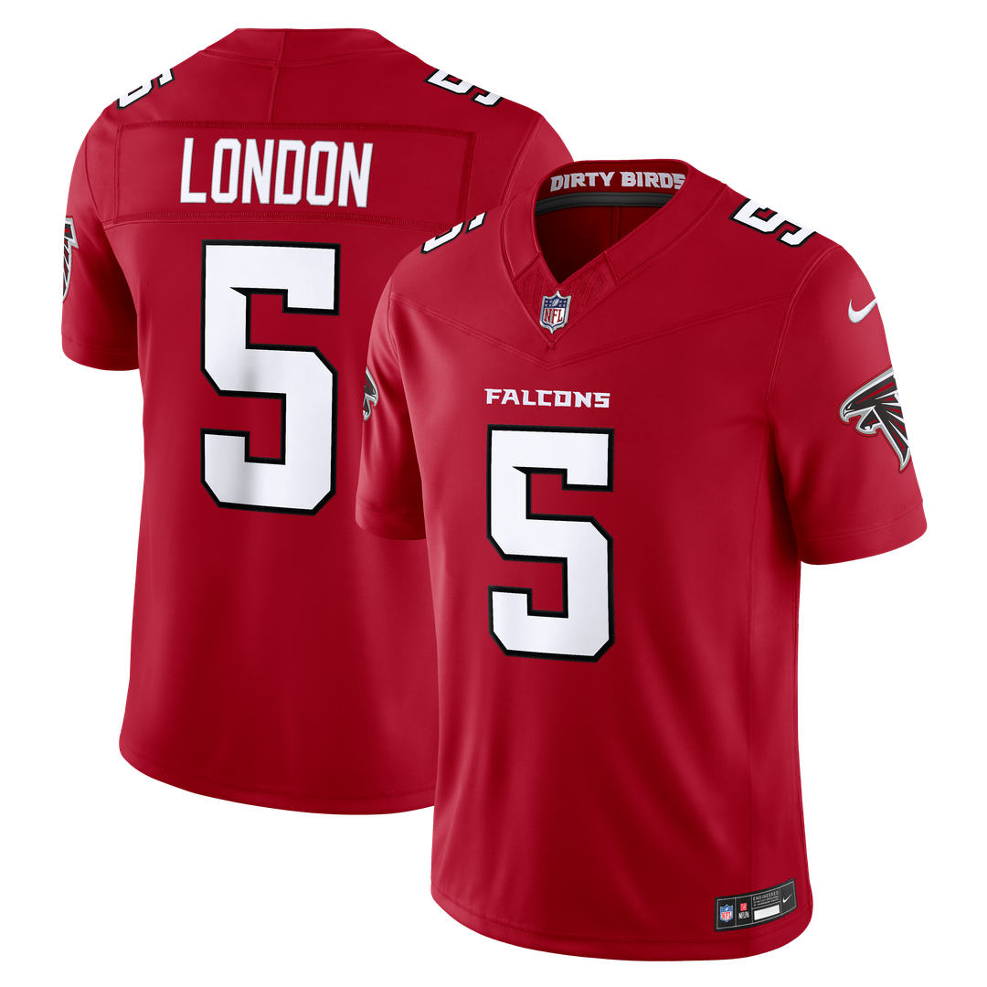 Drake London Atlanta Falcons Nike Vapor F.U.S.E. Stitched Limited Official Jersey - Red