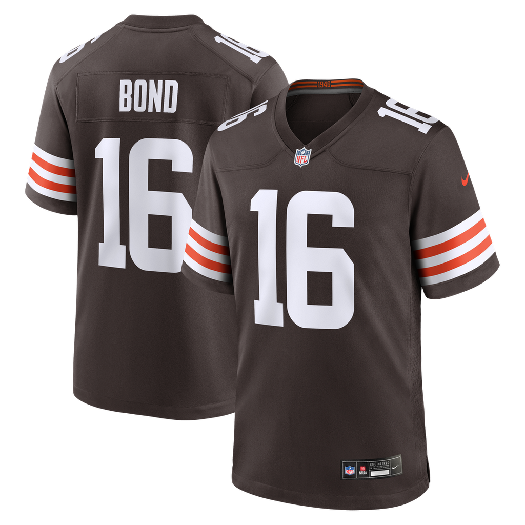 Isaiah Bond Cleveland Browns Nike Team Game Official Jersey -  Brown