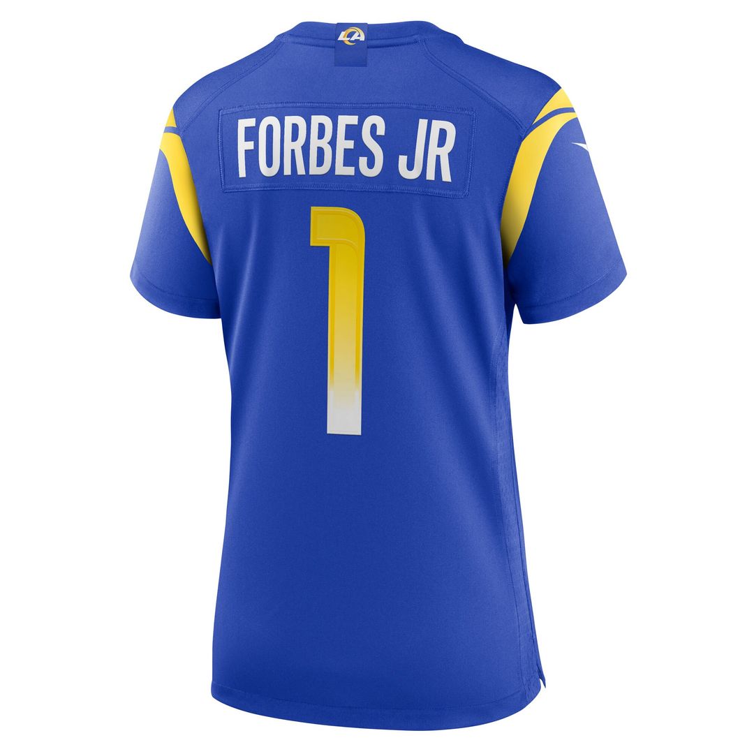 Emmanuel Forbes Jr. Los Angeles Rams Nike Women's Team Game Official Jersey -  Royal