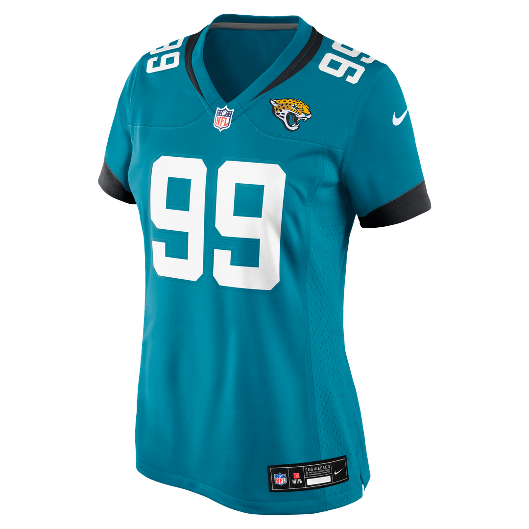Ruke Orhorhoro Jacksonville Jaguars Nike Women's Team Game Official Jersey -  Teal