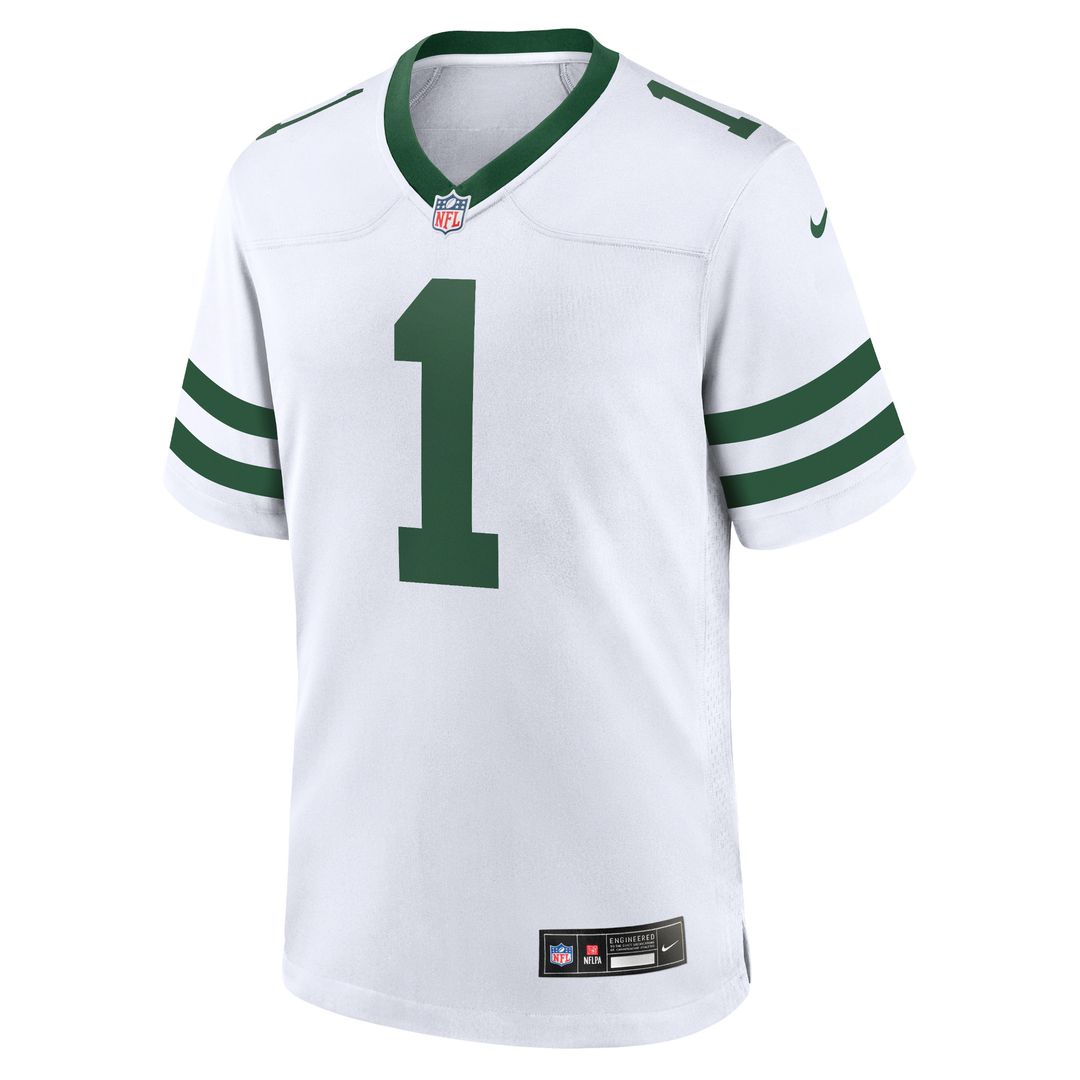 Ahmad Sauce Gardner New York Jets Nike Game Official Jersey - Legacy White