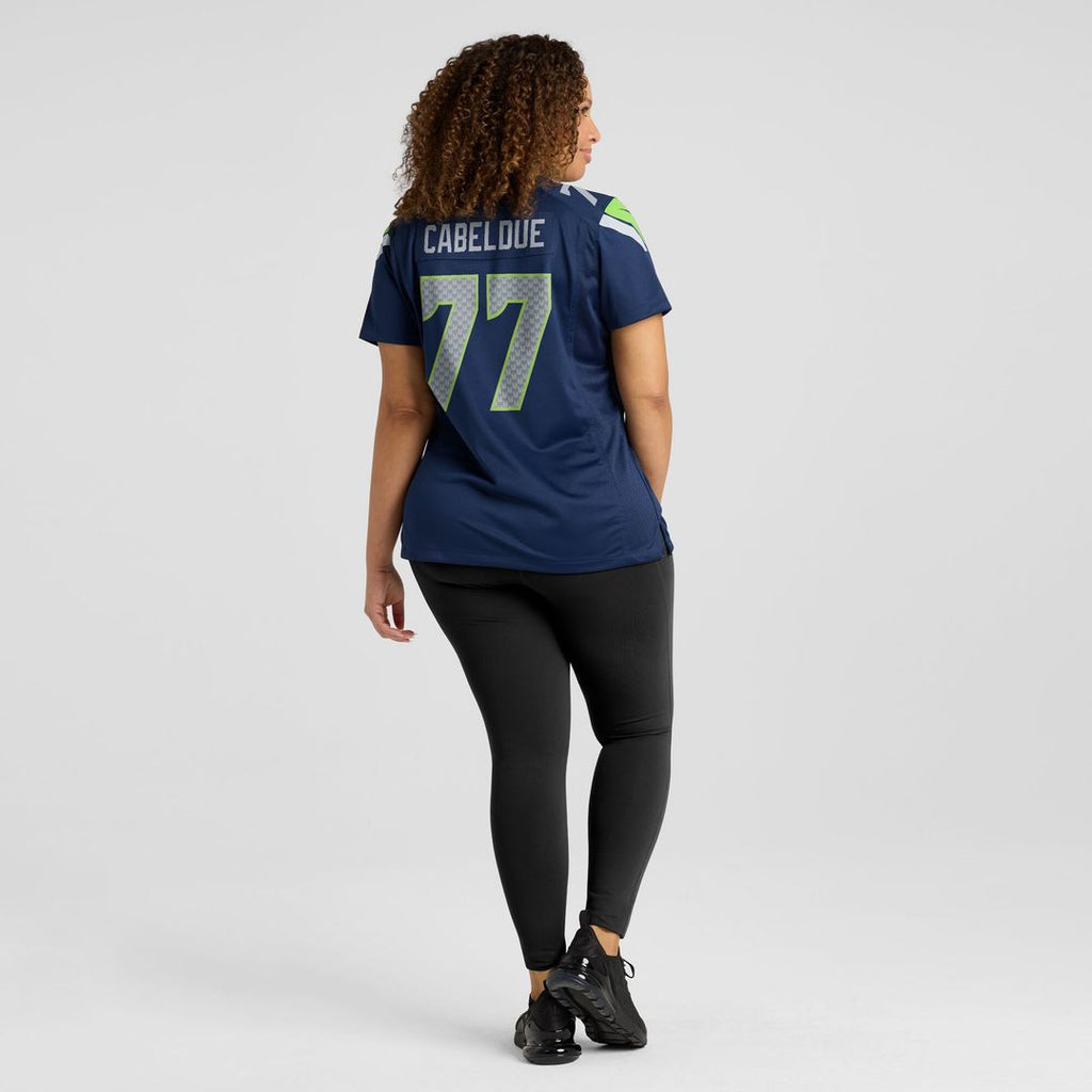 Bryce Cabeldue Seattle Seahawks Nike Women's Team Game Official Jersey -  College Navy