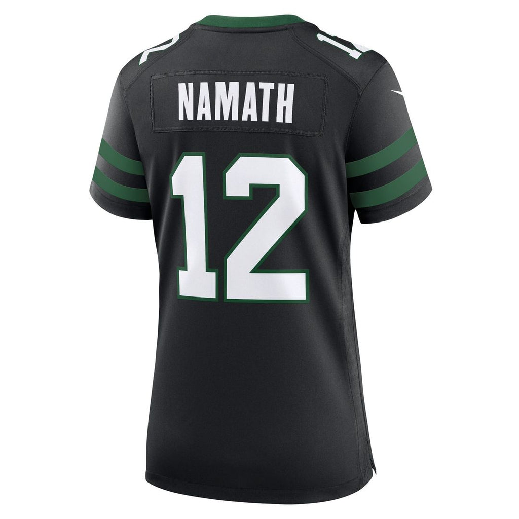 Joe Namath New York Jets Nike Women's Retired Player Alternate Game Official Jersey - Legacy Black