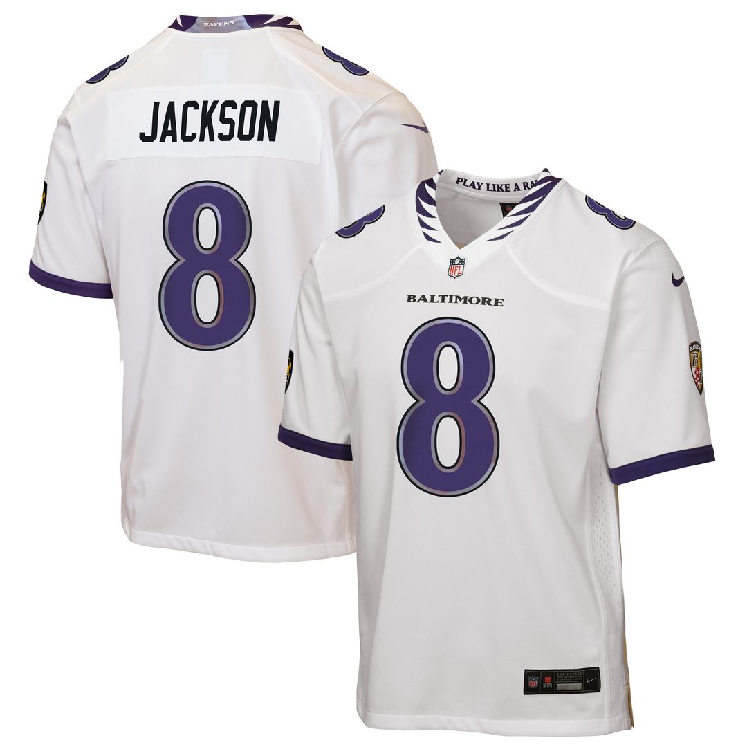 Lamar Jackson Baltimore Ravens Nike Youth Alternate Game Jersey - Black