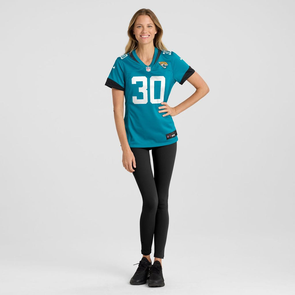 Montaric Brown Jacksonville Jaguars Nike Women's Game Player Official Jersey - Teal