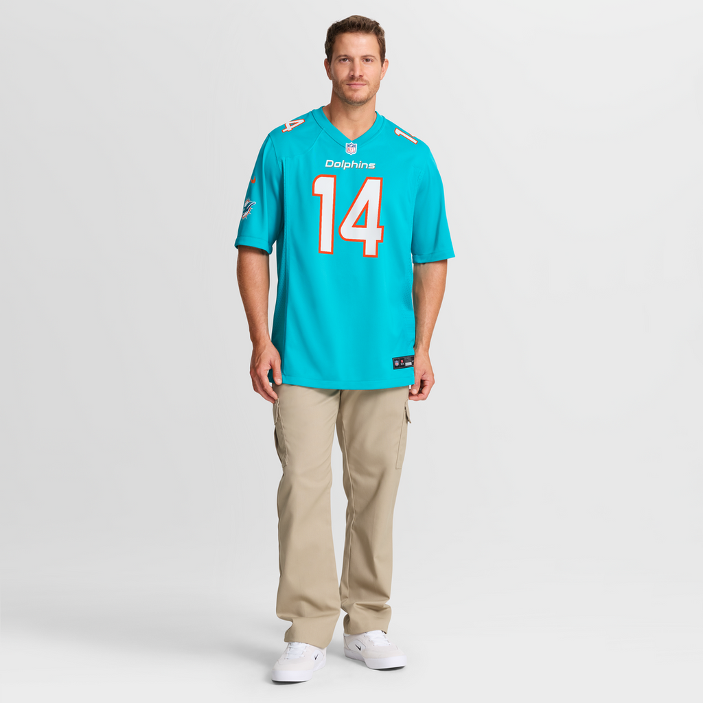Quinn Ewers Miami Dolphins Nike Team Game Official Jersey -  Aqua