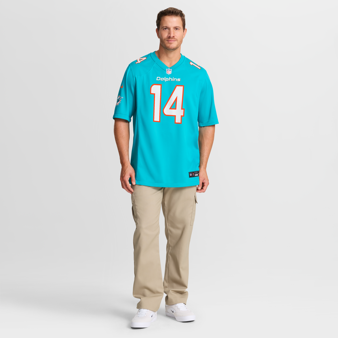 Quinn Ewers Miami Dolphins Nike Team Game Official Jersey -  Aqua