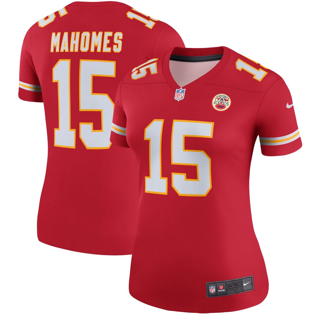 Patrick Mahomes Kansas City Chiefs Nike Women's Legend Player Performance Top -  Red