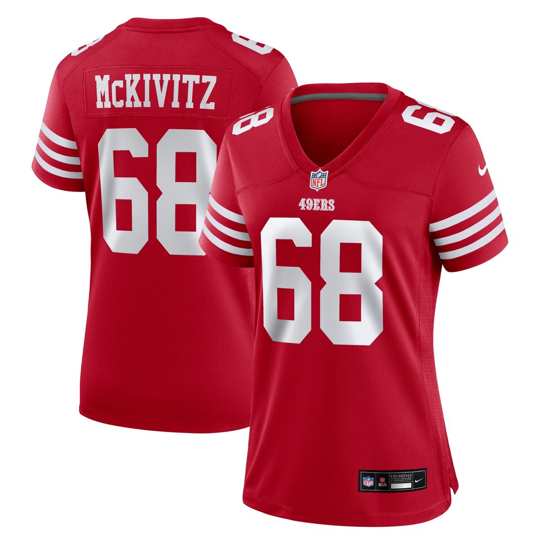 Colton McKivitz San Francisco 49ers Nike Women's Team Game Jersey - Scarlet