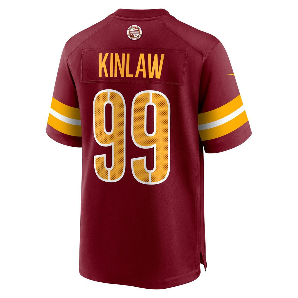 Javon Kinlaw Washington Commanders Nike Team Game Jersey - Burgundy