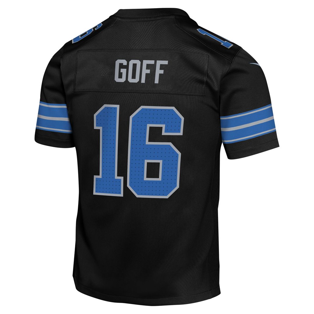 Jared Goff Detroit Lions Nike Youth Game Official Jersey - Black