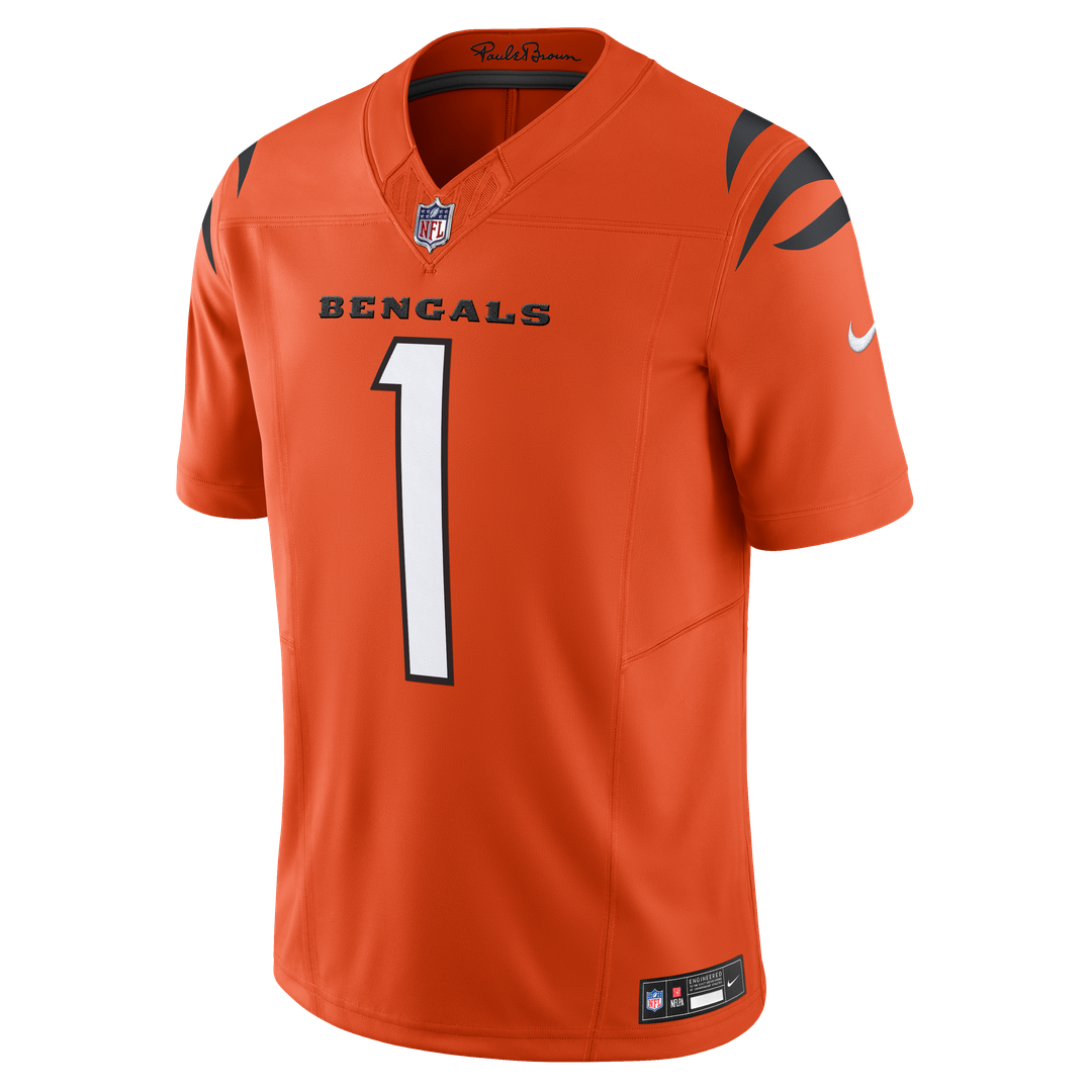 Ja'Marr Chase Cincinnati Bengals Nike Vapor F.U.S.E. Limited Official Jersey - Black